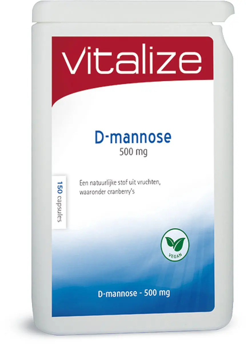 Vitalize D-mannose 90 Capsules - 500mg