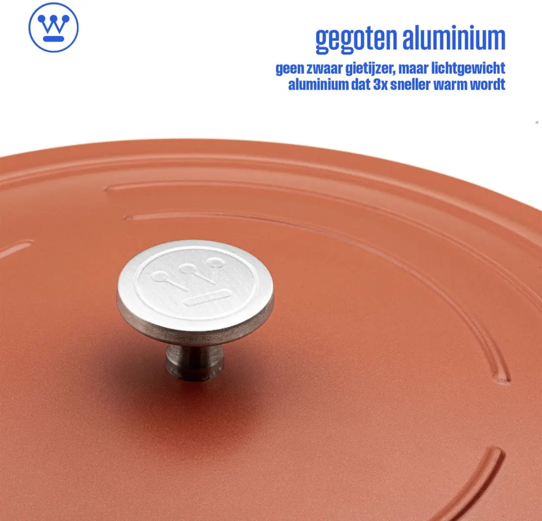 Westinghouse Performance Braadpan 6L - Ø28cm - Rood