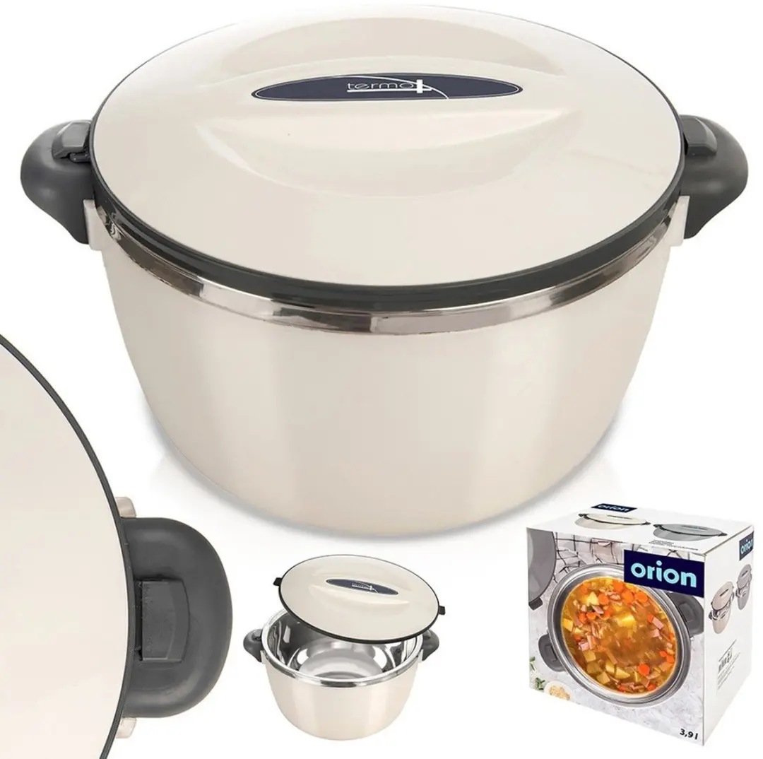 Orion Termo Serie Stalen Eetthermos 3,5L - Grijs