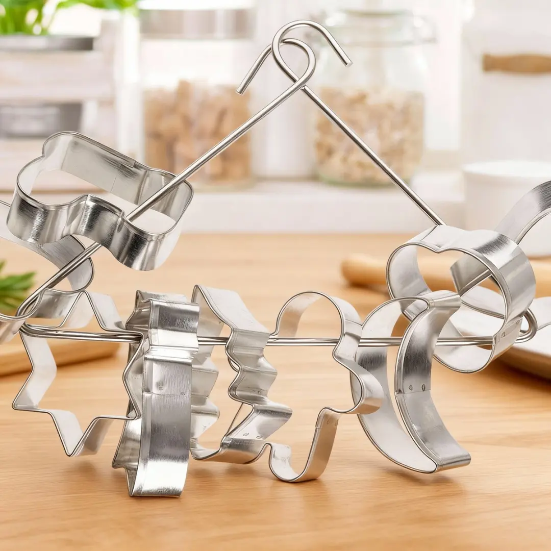 Zenker Kerstkoekjesvormpjes Set 9 Stuks - Grijs