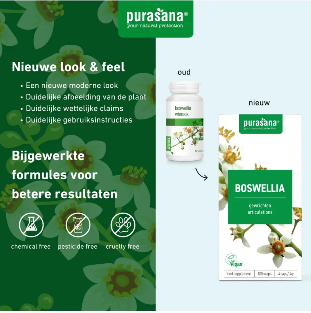 Purasana Boswellia Wierook 100 Capsules