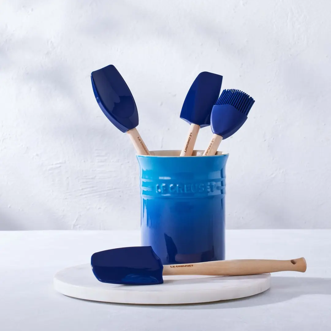 Le Creuset Spatelpot met Premium Spatelset