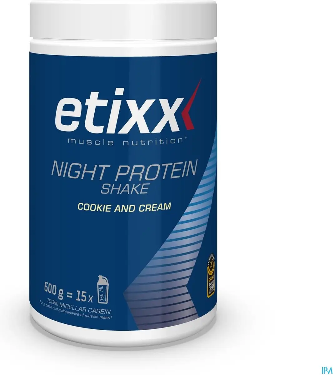 Etixx Night Eiwitshake 600g - Micellair Caseïne - afbeelding 6 van 6