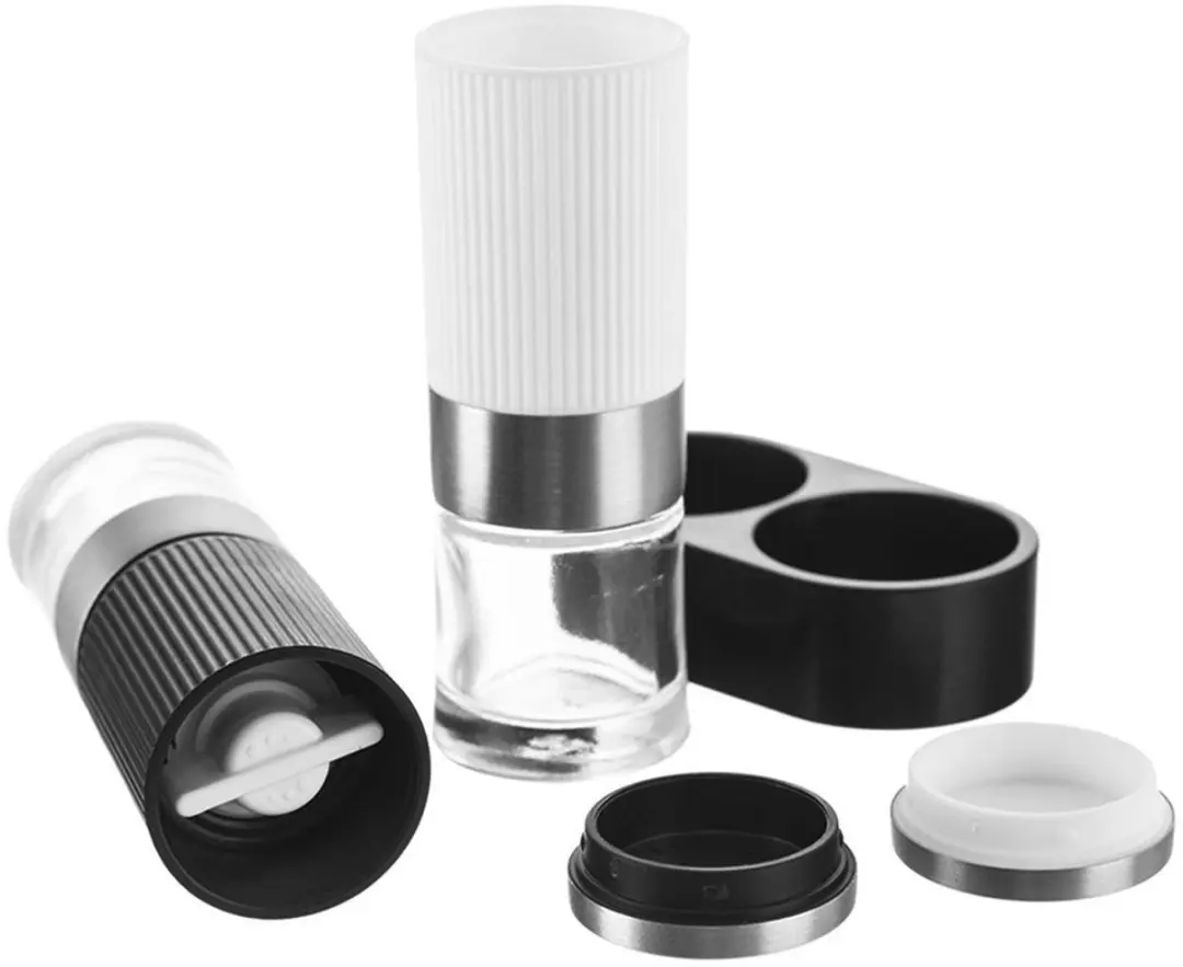 Orion Peper- en Zoutstel 141901 - Glas - Keramisch - 2 Stuks