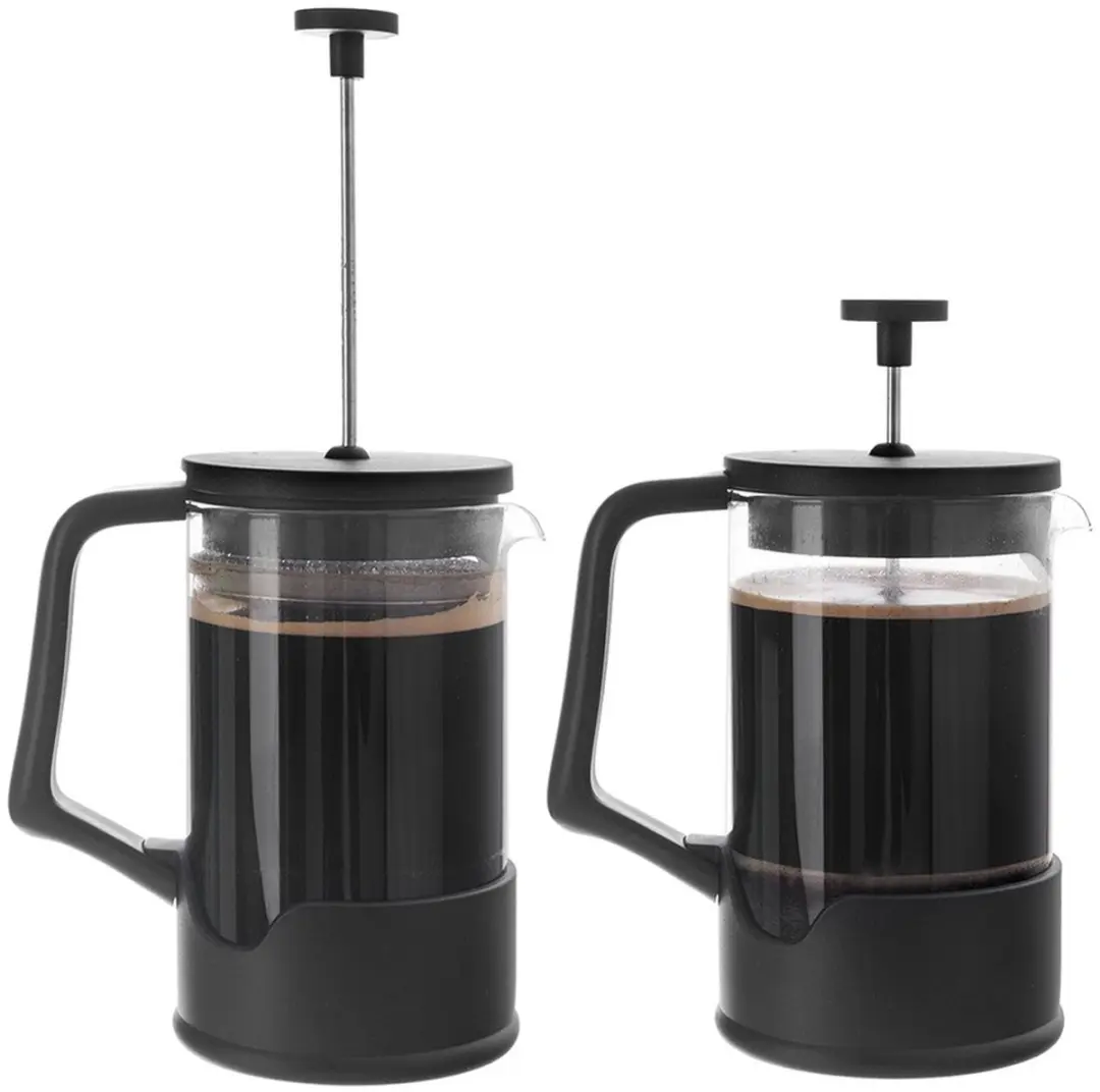 Orion Black Serie Glazen Cafetière 650ml - Borosilicaatglas