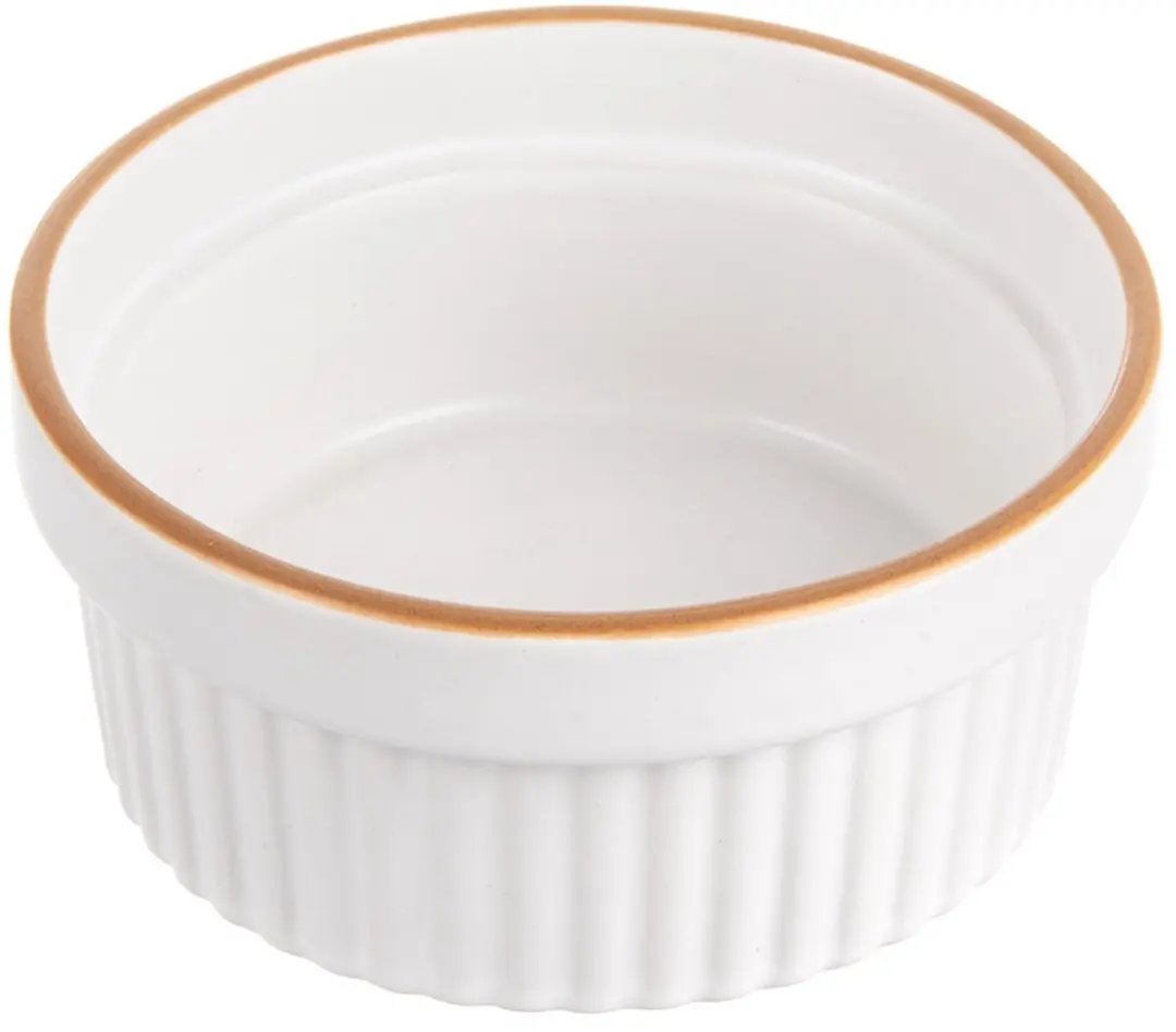 Orion Creme Brulee Schaaltje Keramiek 11,5cm - 290ml - Wit