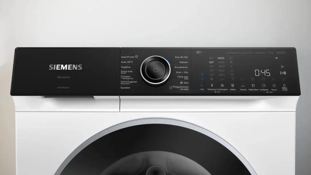 Siemens iQ500 WG46H2A9NL Wasmachine - 9kg 1600 RPM Wit - afbeelding 6 van 6