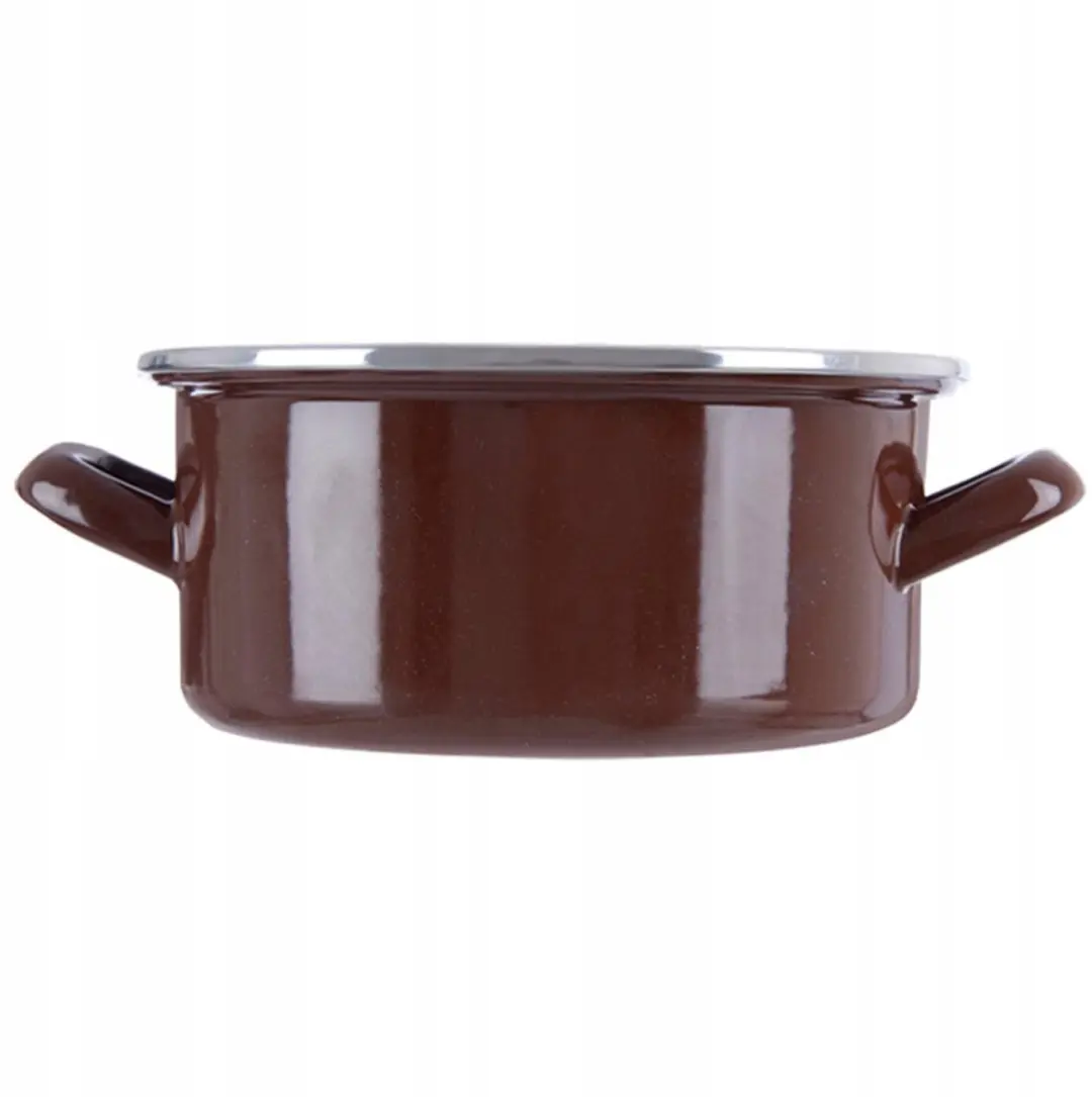 Orion Bruine Emaille Pan 18,5cm - 1,6L - Inductie