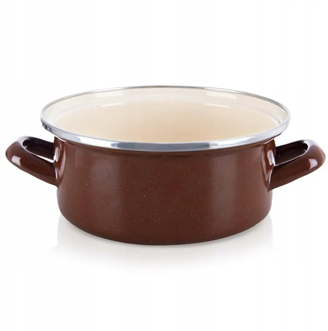 Orion Bruine Emaille Pan 18,5cm
