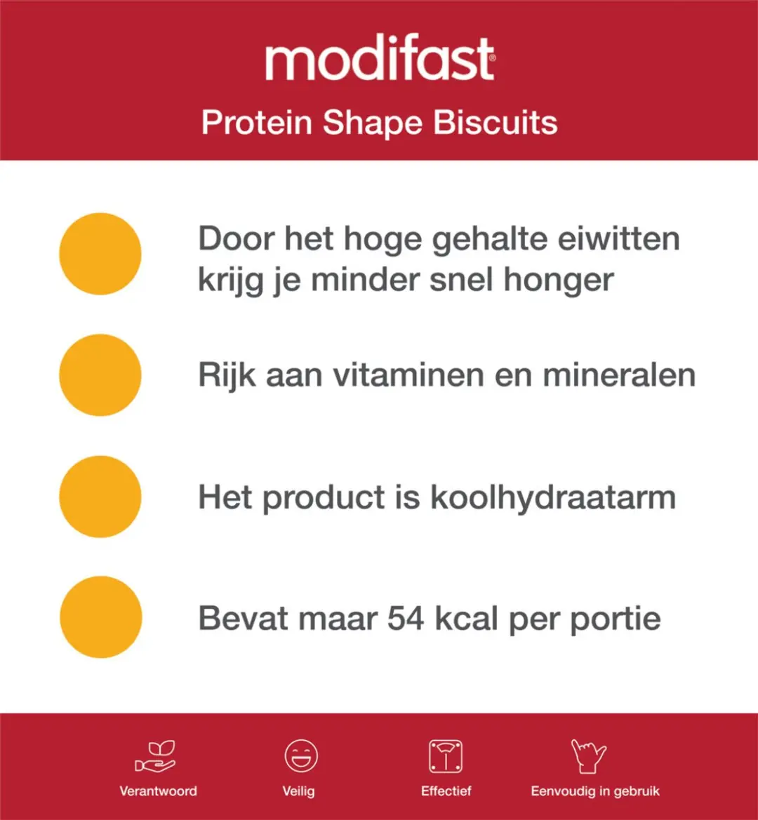 Modifast Protein Shape Biscuits Granen & Chocolade - 16 Stuks