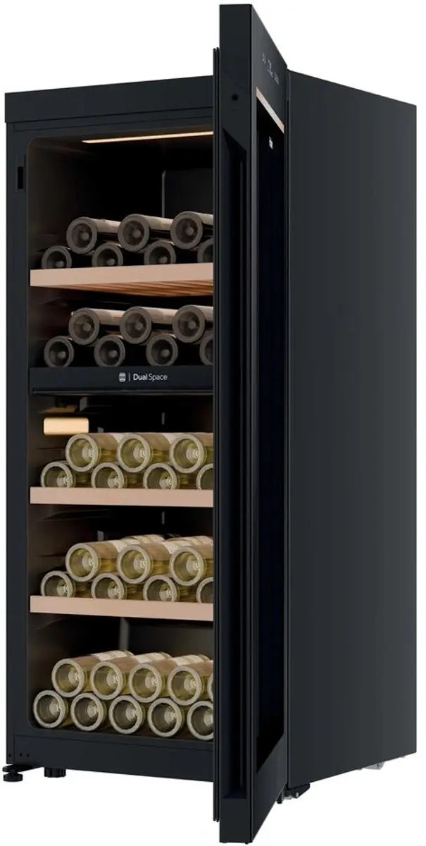 Haier Wijnkoelkast HWS111GDGH1 2 Zones - 111 Flessen - Zwart - afbeelding 6 van 6