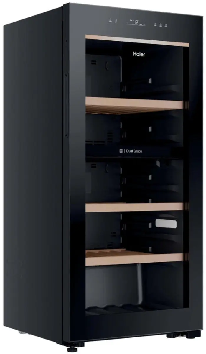 Haier Wijnkoelkast HWS111GDGH1 2 Zones - 111 Flessen - Zwart