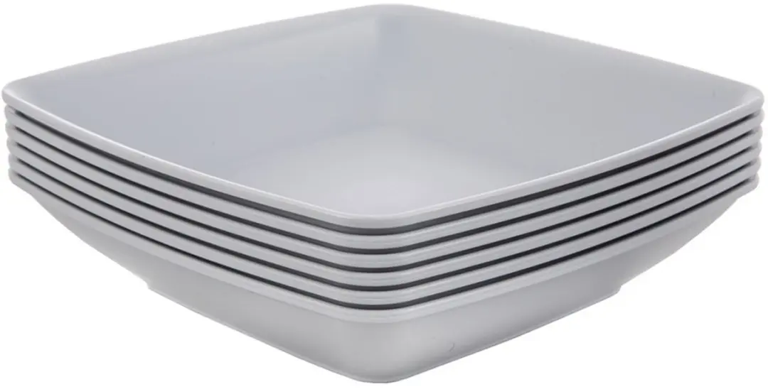Orion Diepe Borden Grijs 17,5cm - 6 Stuks