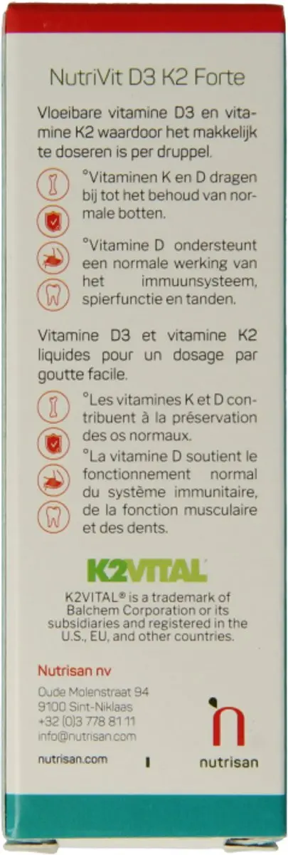 Nutrisan Nutrivit D3-K2 forte 10ml