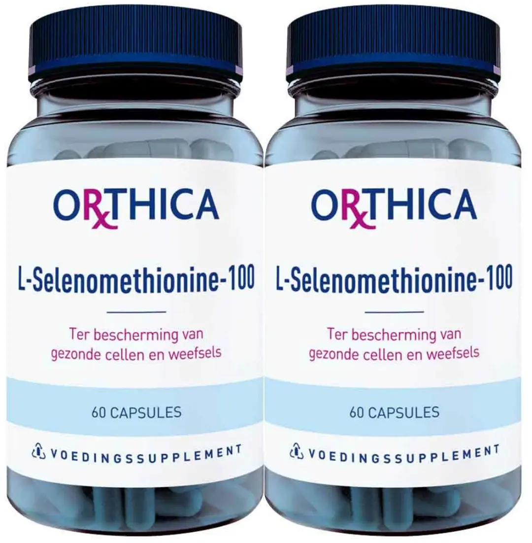Orthica L-Selenomethionine 120 Capsules - 2x60