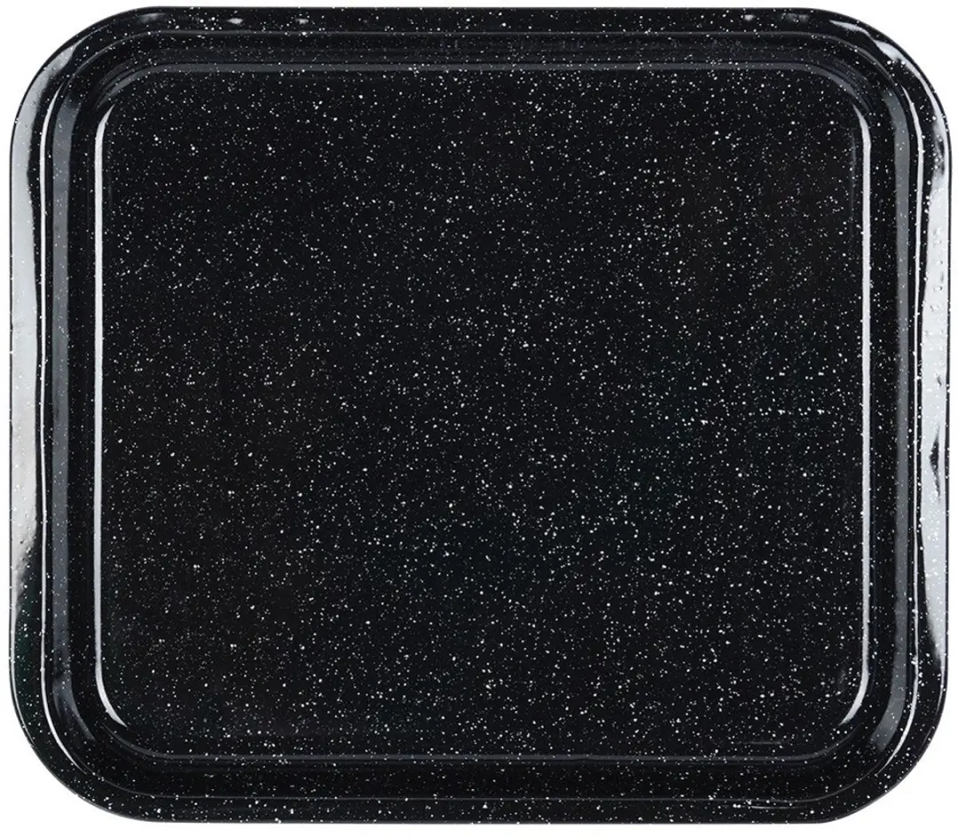 Orion Geëmailleerde Bakplaat 42,5x37cm - Zwart