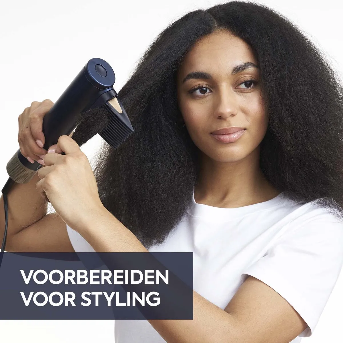 Babyliss ACAS6550PIK Air Wand Opzetstuk - Donkerblauw/Goud
