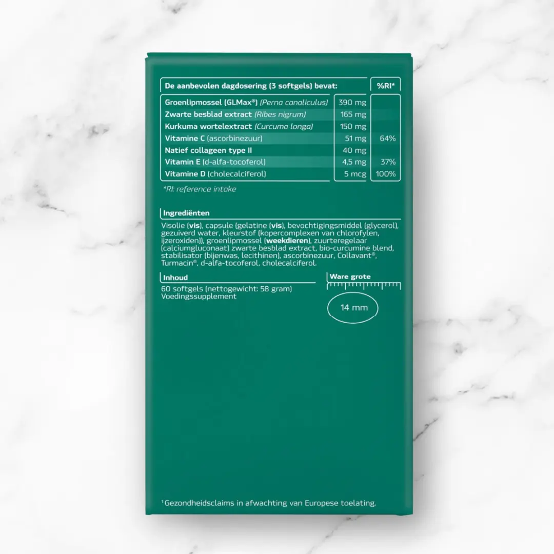 Synofit GLMax Plus Groenlipmossel 120 Stuks