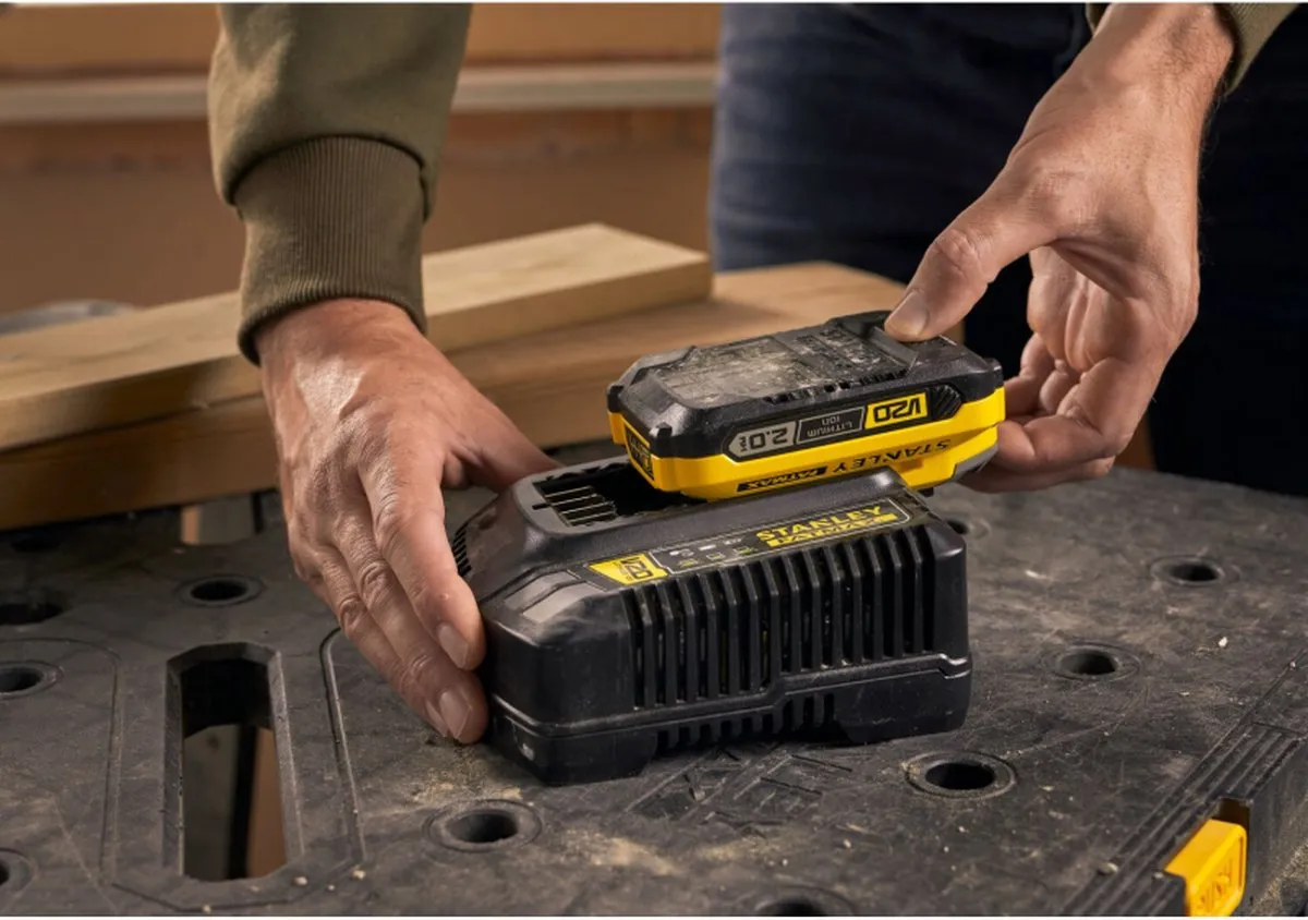 Stanley FatMax V20 18V Startset SFMCB12D2-QW - 2x 2.0Ah accu