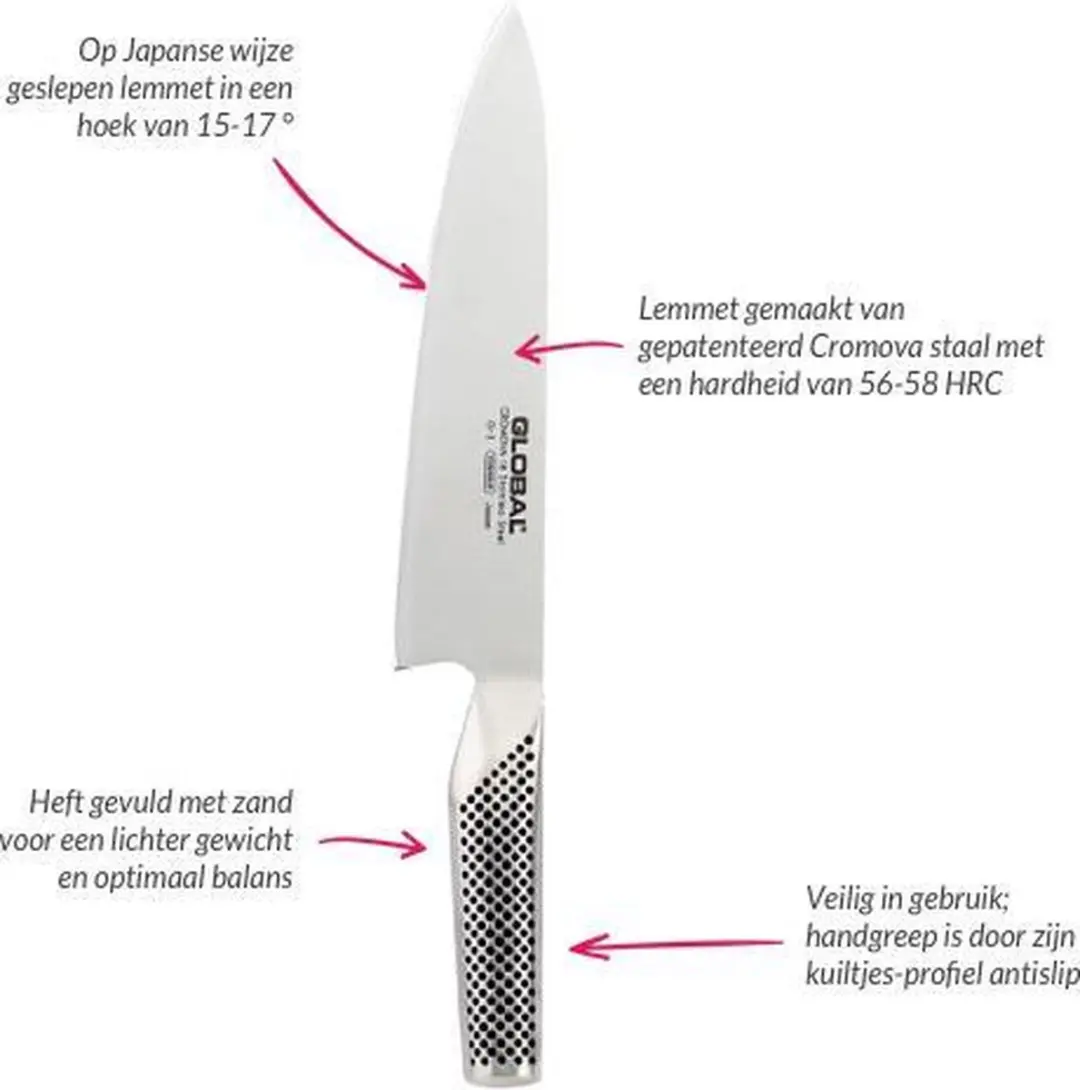 Global G10 Zalmmes 31cm - Flexibel