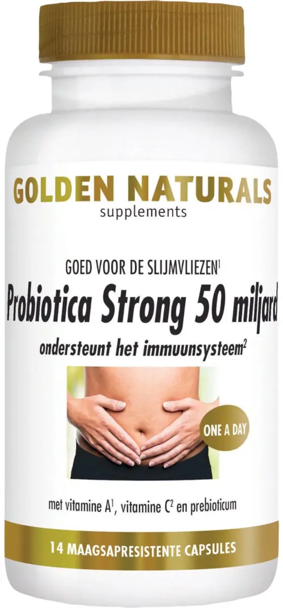 Golden Naturals Microbiotica 50 miljard Capsules - 14 Stuks