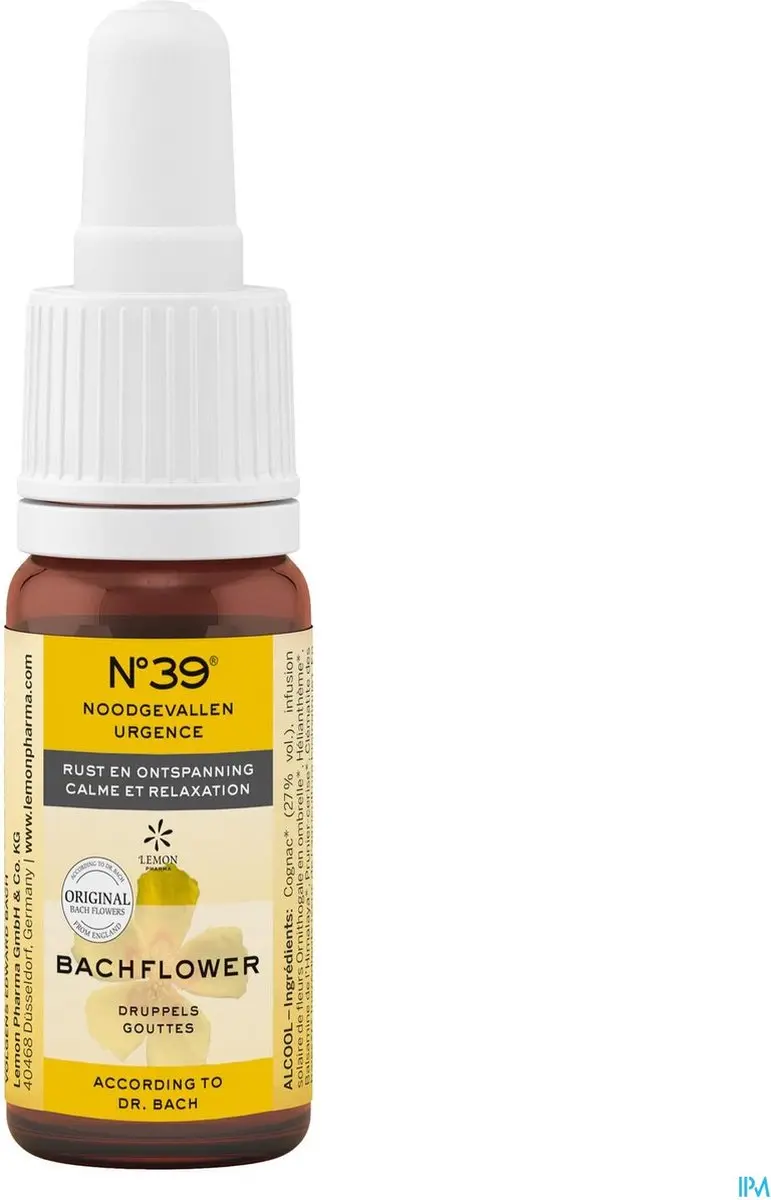 Bach Noodgevallen Druppels 10ml - afbeelding 6 van 6