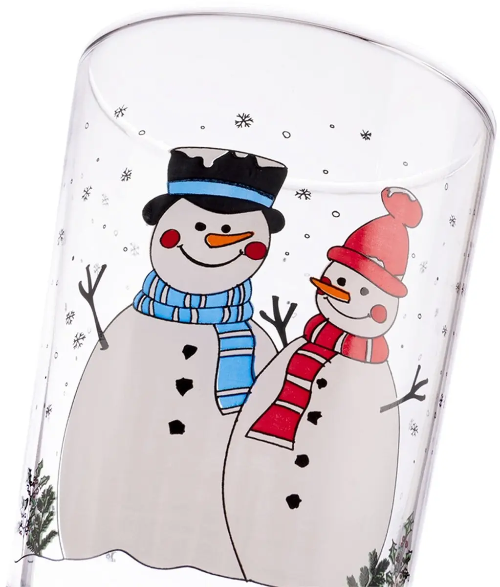 Orion Kerstglas Sneeuwpoppen 500ml - XL Drinkglas