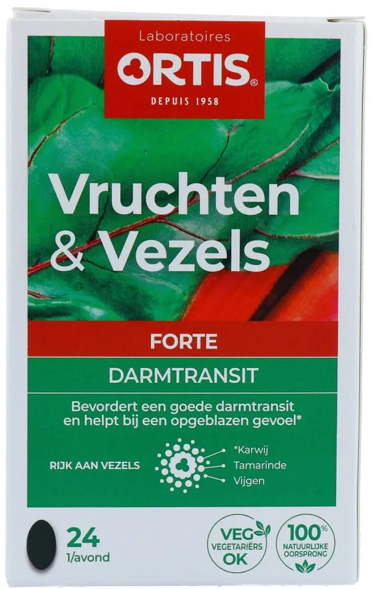 Ortis Vruchten & Vezels Forte - 24 Tabletten