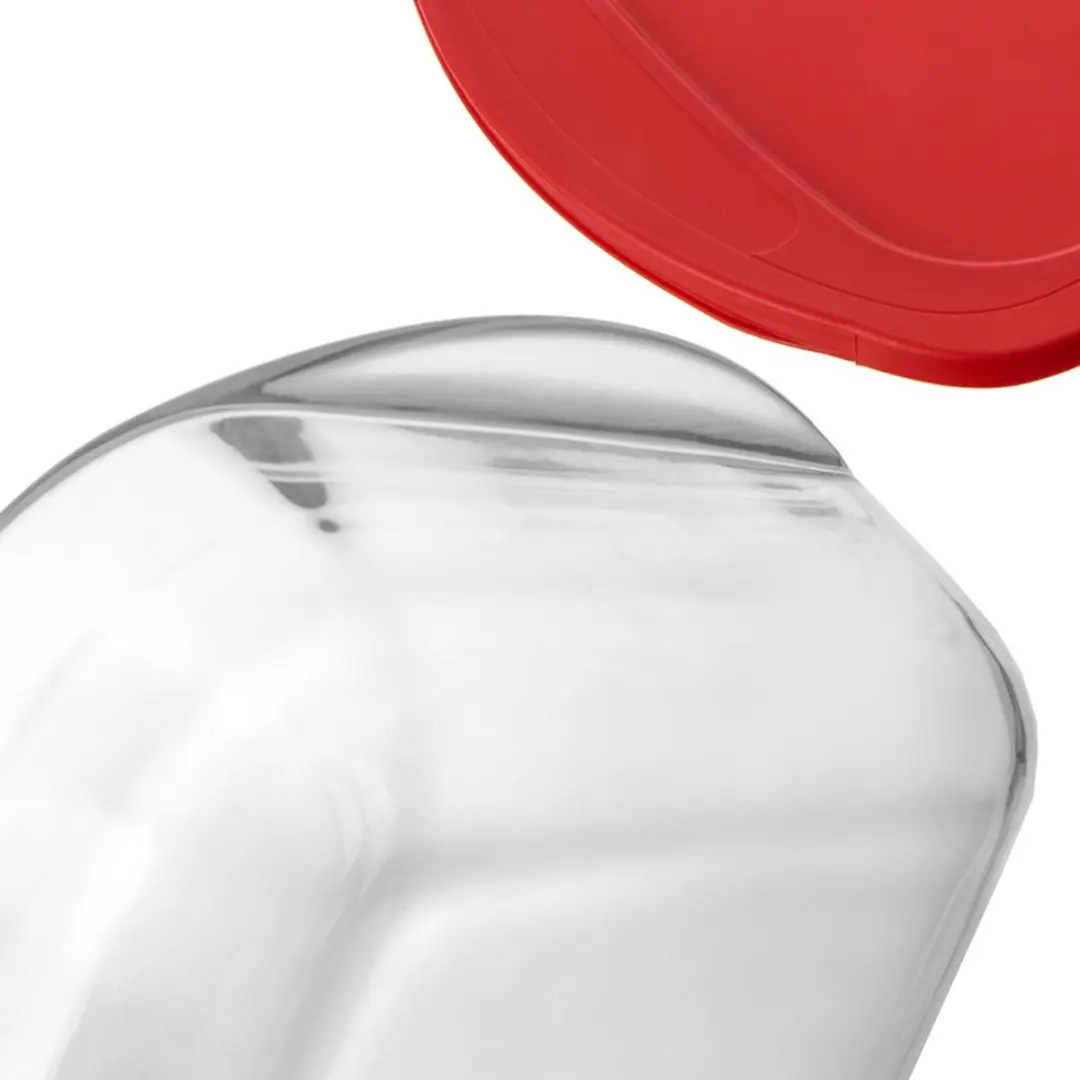Orion Ovenbestendige Schaal Glas 39x24x7cm - 3,7L - Rood