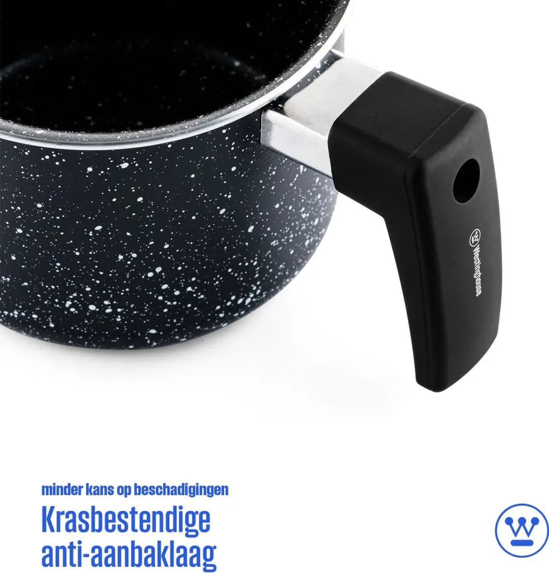 Westinghouse Melkpannenset 2-delig Ø12/14cm - Zwart