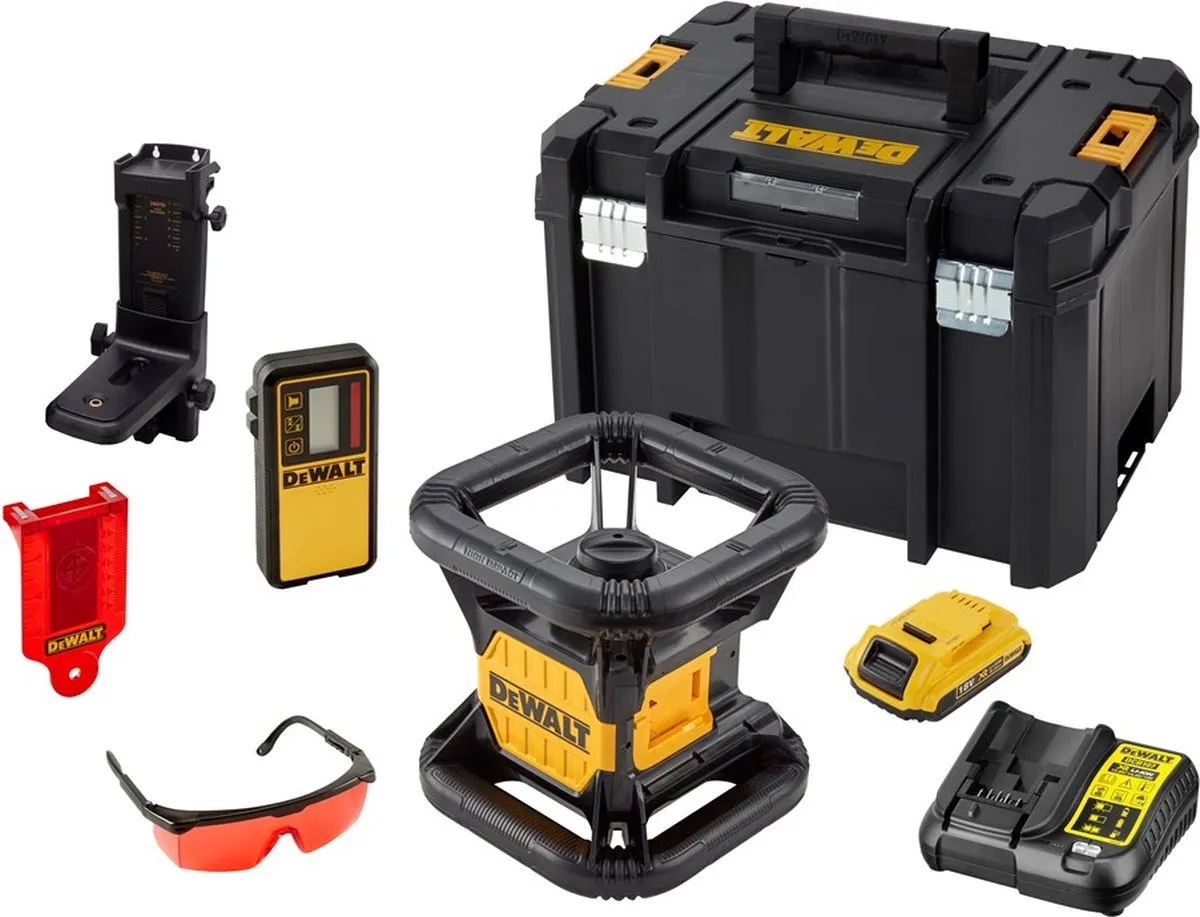 DeWalt DCE074D1R Volautomatische Roterende Laser