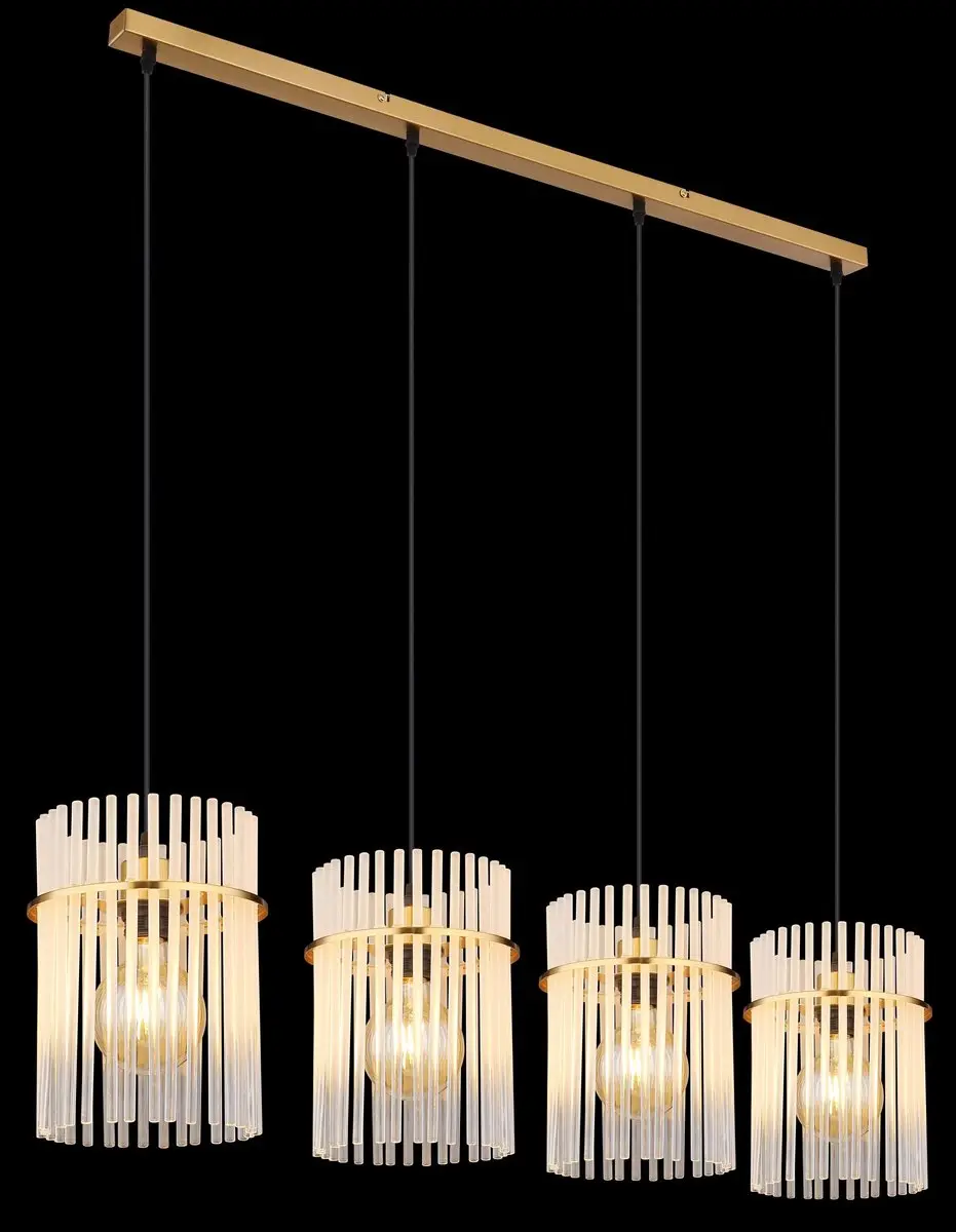 Globo Gorley Hanglamp 4x E27 - Goud