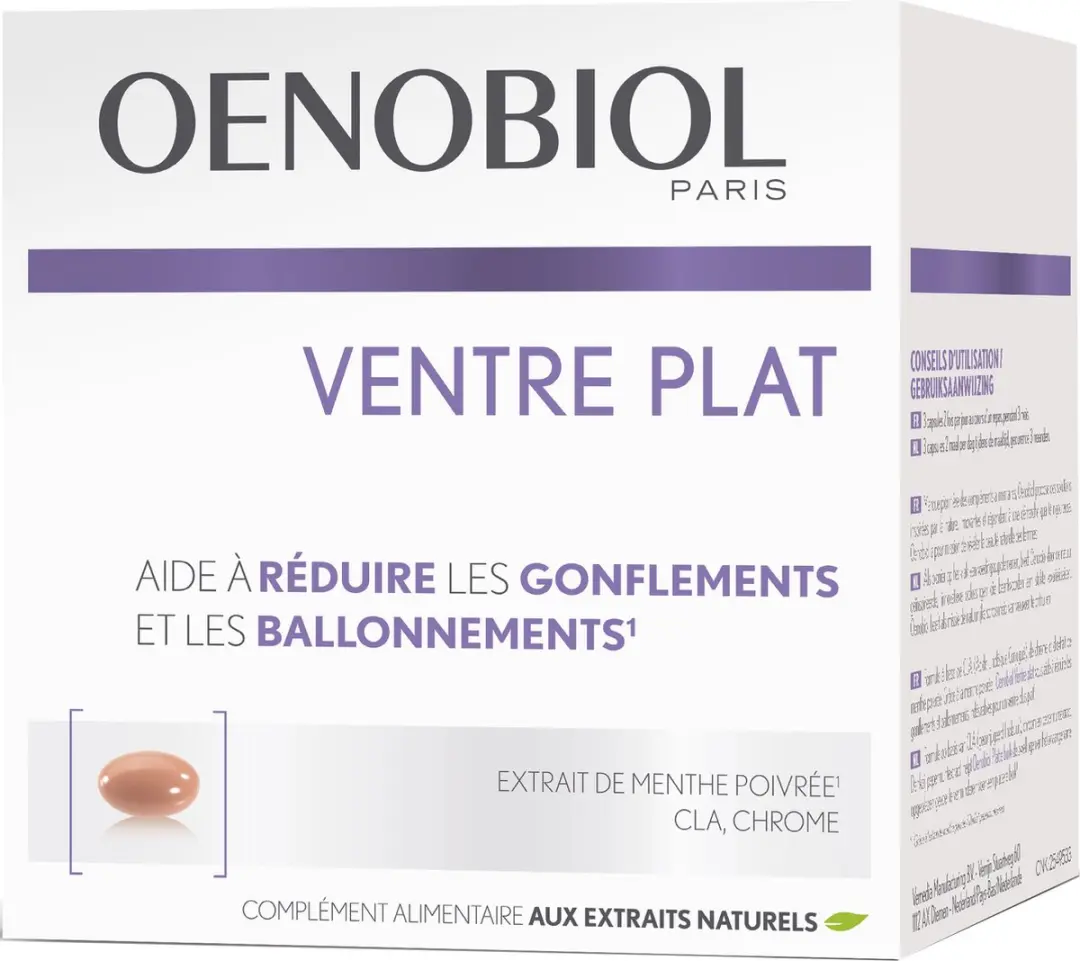 Oenobiol Platte Buik Voedingssupplement 60 Capsules
