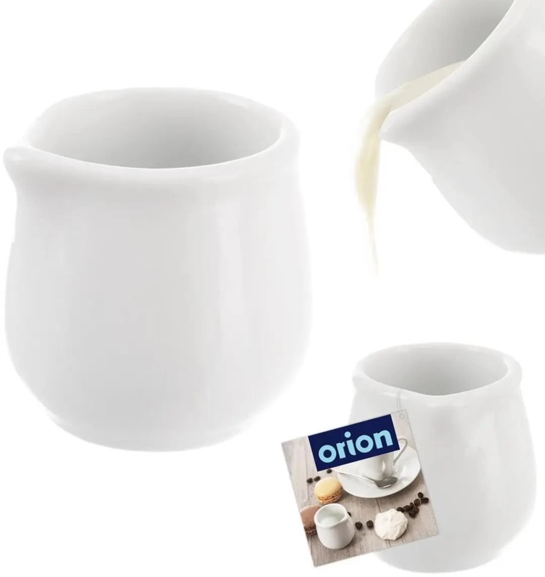Orion Mona Porseleinen Melkkannetje 20ml - Wit