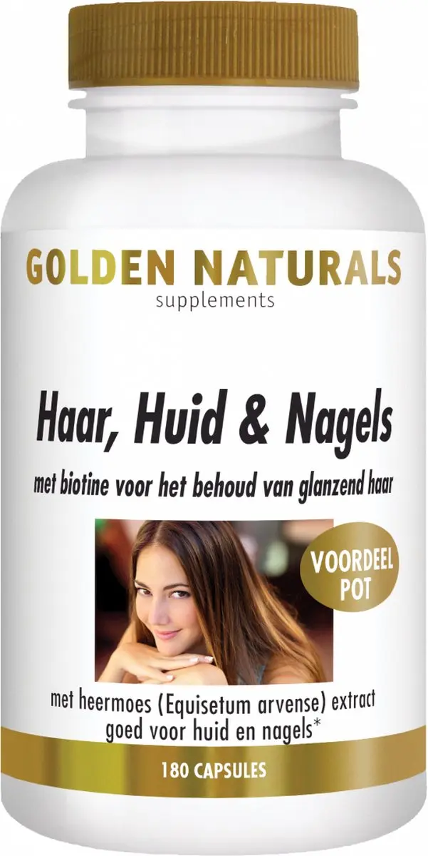 Golden Naturals Haar Huid & Nagels 180 Capsules