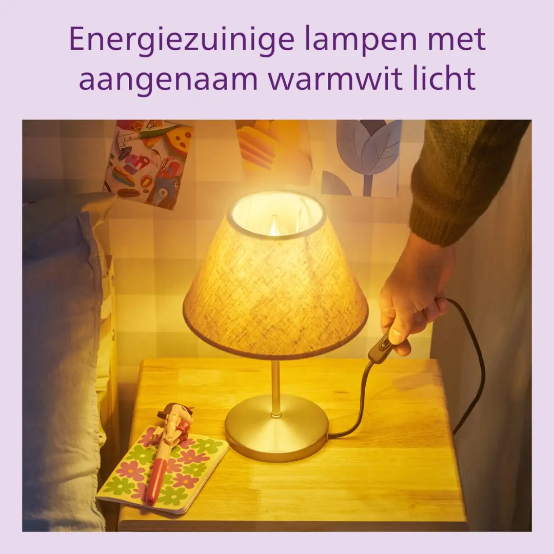 Philips Filamentkaarslamp B35 E14 3.4W - 6 Stuks