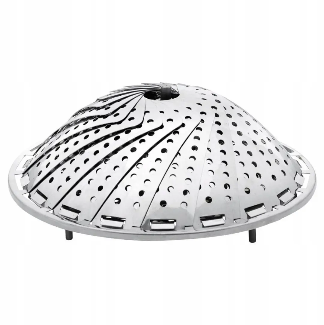 Orion Inklapbare Stoominzet RVS 17-28cm - Zilver