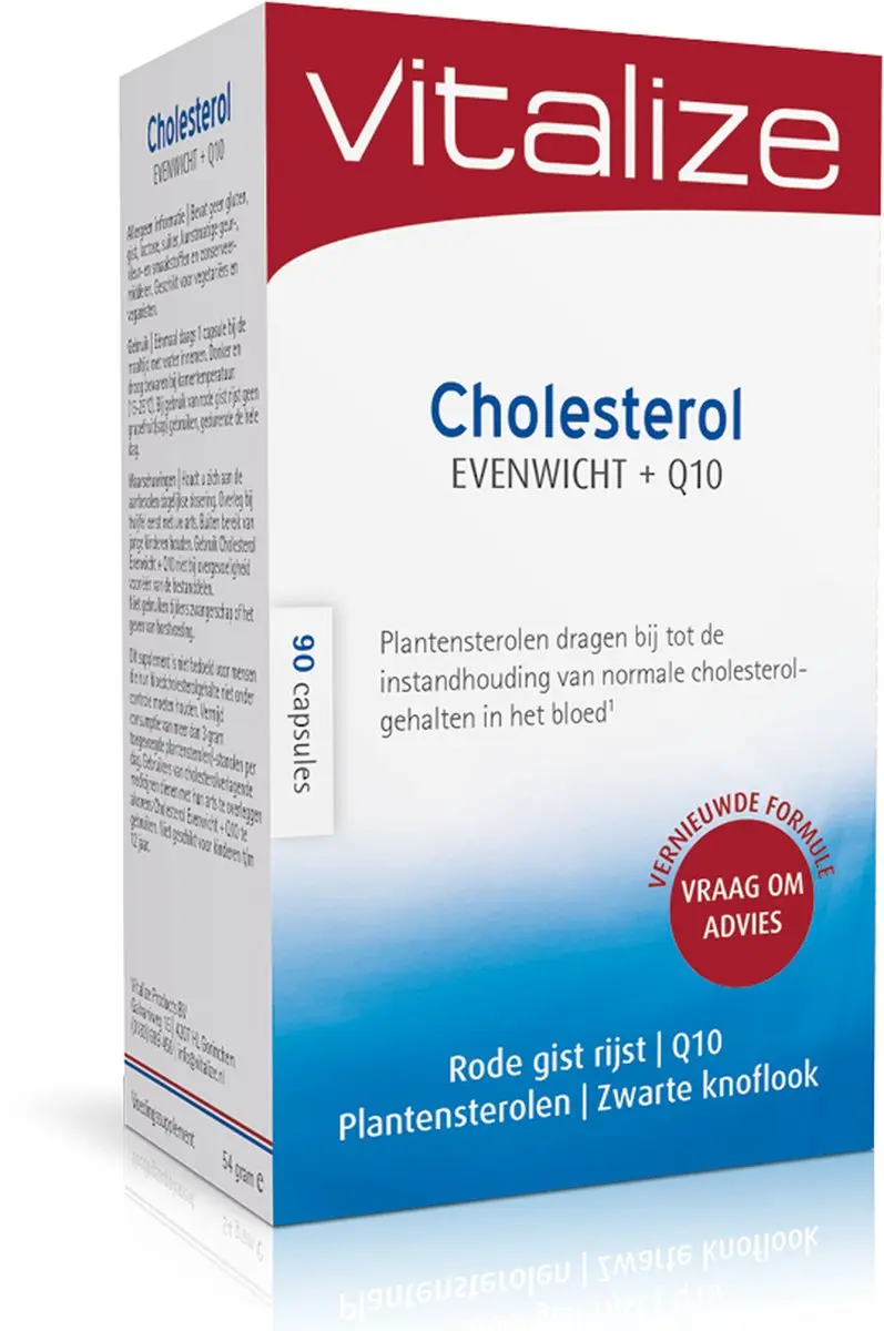 Vitalize Cholesterol Evenwicht + Q10 90 Capsules