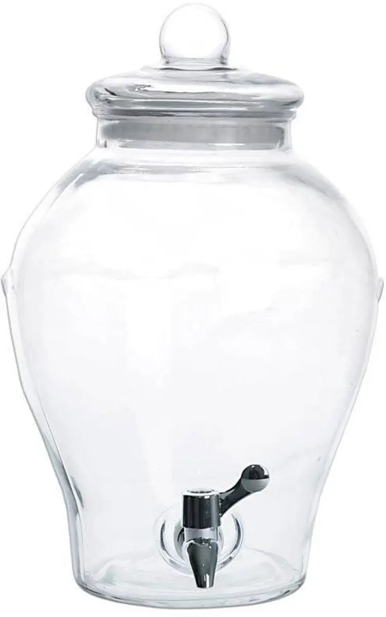 Orion Drankdispenser Glazen Kruik 6,5L - Transparant