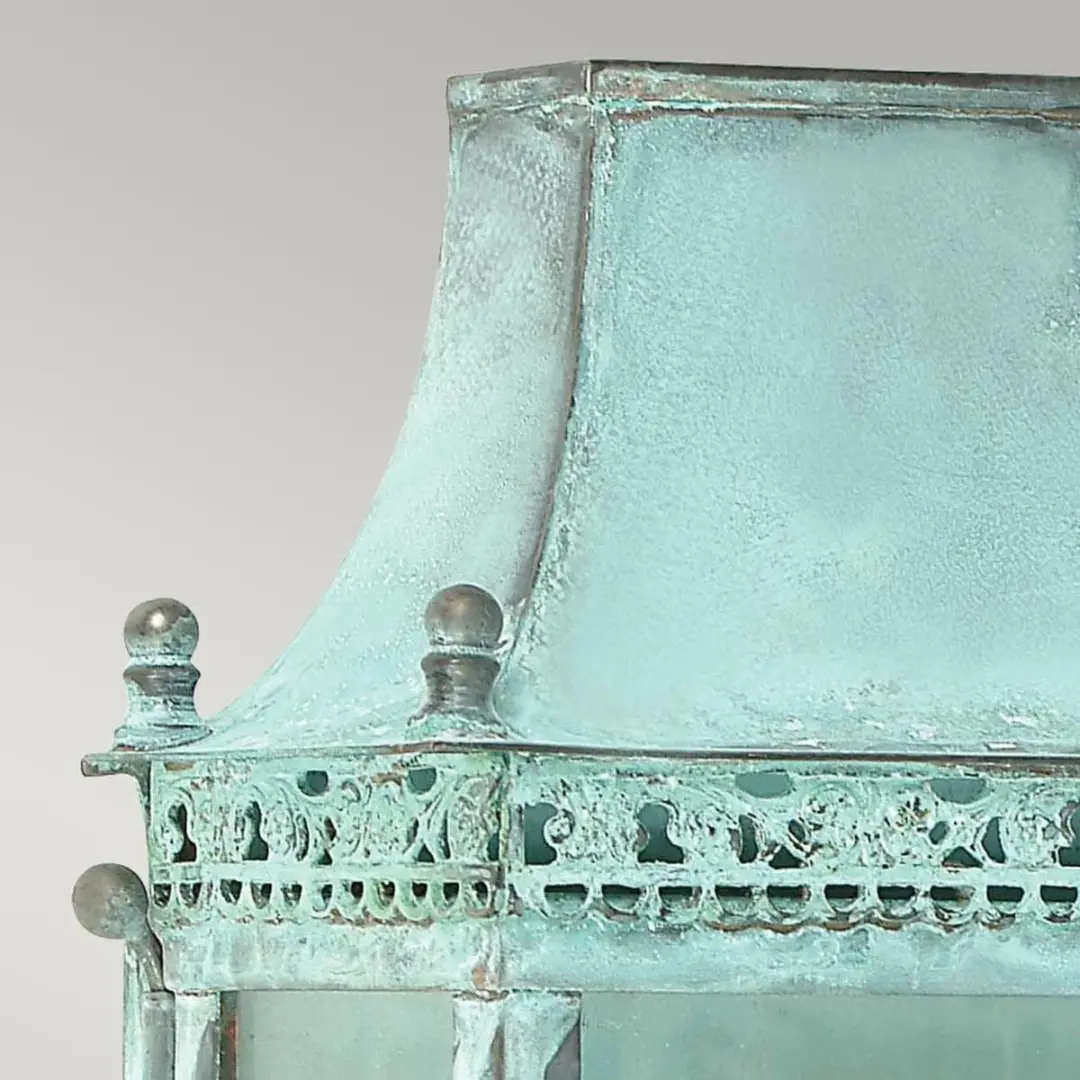 Elstead Lighting Regents Park LED Wandlamp E27 60W IP44 - Dimbaar Verdigris