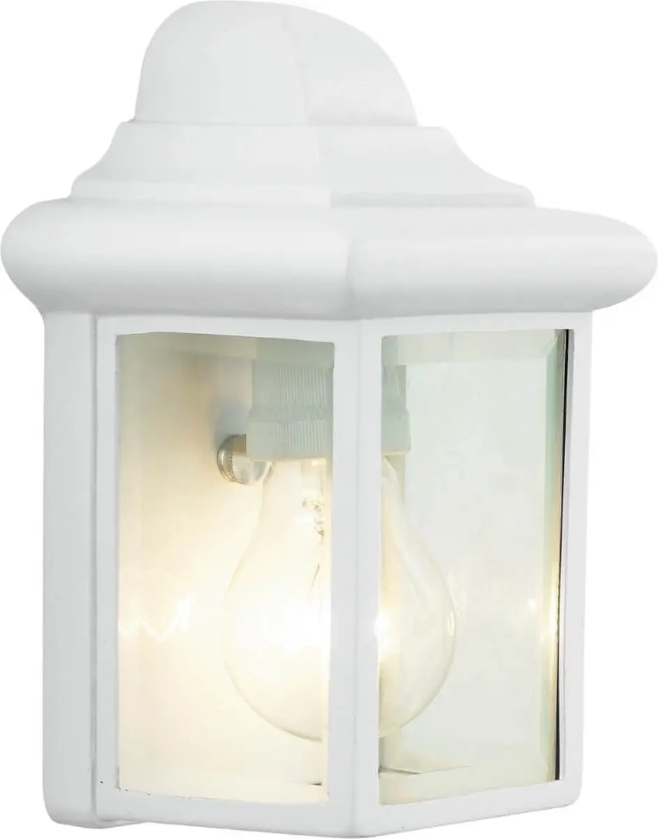 Brilliant Nissie White E27 Buitenwandlamp 40W