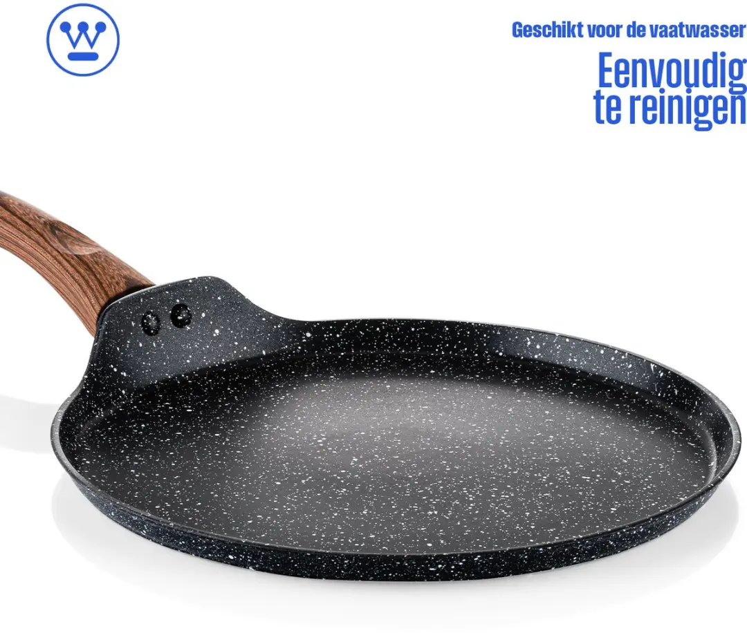 Westinghouse Pannenkoekenpan Ø28cm - Inductie - Black Marble