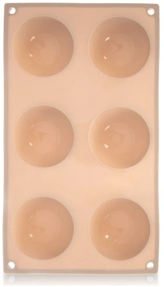 Orion Silicone Koekjesvorm Halve Bol 28x16,5cm
