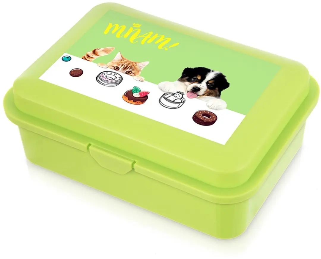 Orion Lunchbox Groen Dierenprint 750ml