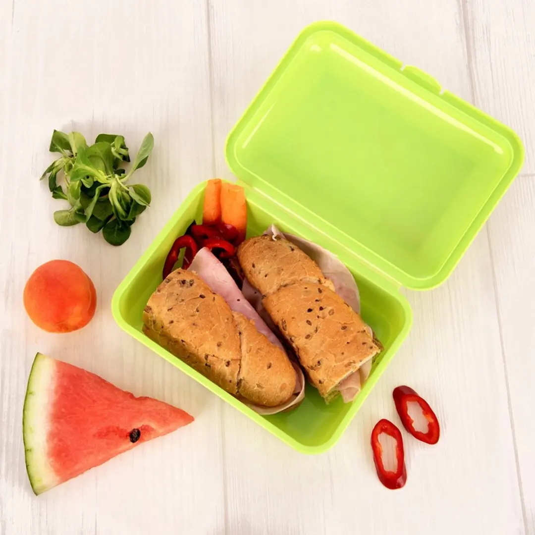 Orion Lunchbox Groen Dierenprint 750ml