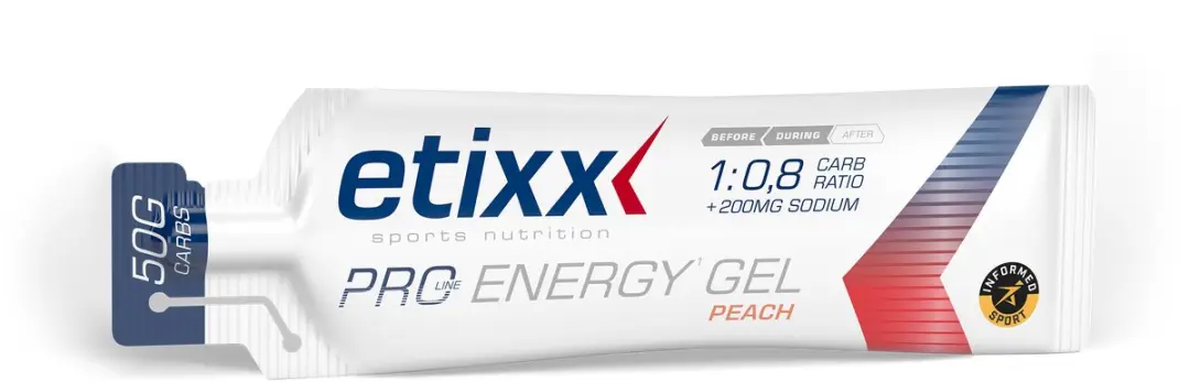Etixx Pro Line Energy Gel 12x60ml - Perzik