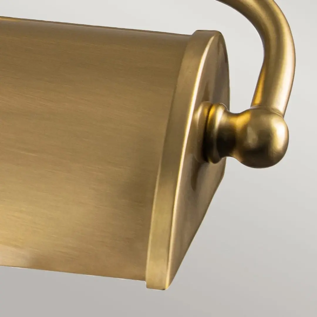 Elstead Winchfield LED Schilderijverlichting - 2x E14 40W - Dimbaar - Aged Brass