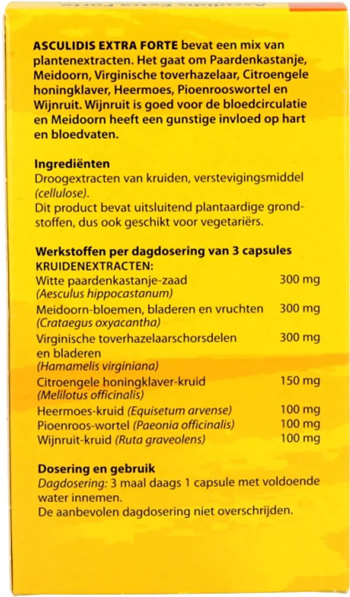 Bloem Asculidis Extra Forte - 100 Capsules