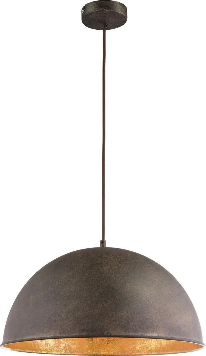 Globo Xirena I Hanglamp - Ø41cm - Bruin