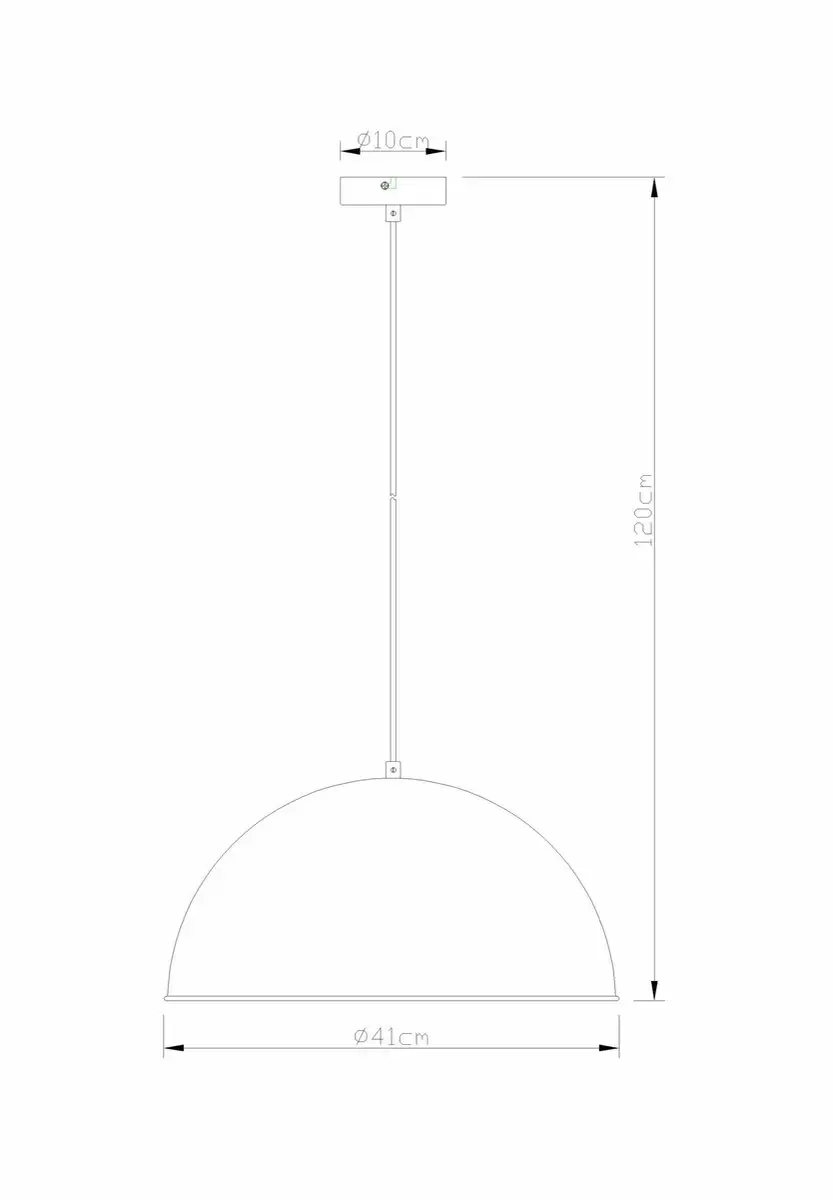Globo Xirena I Hanglamp - Ø41cm - Bruin